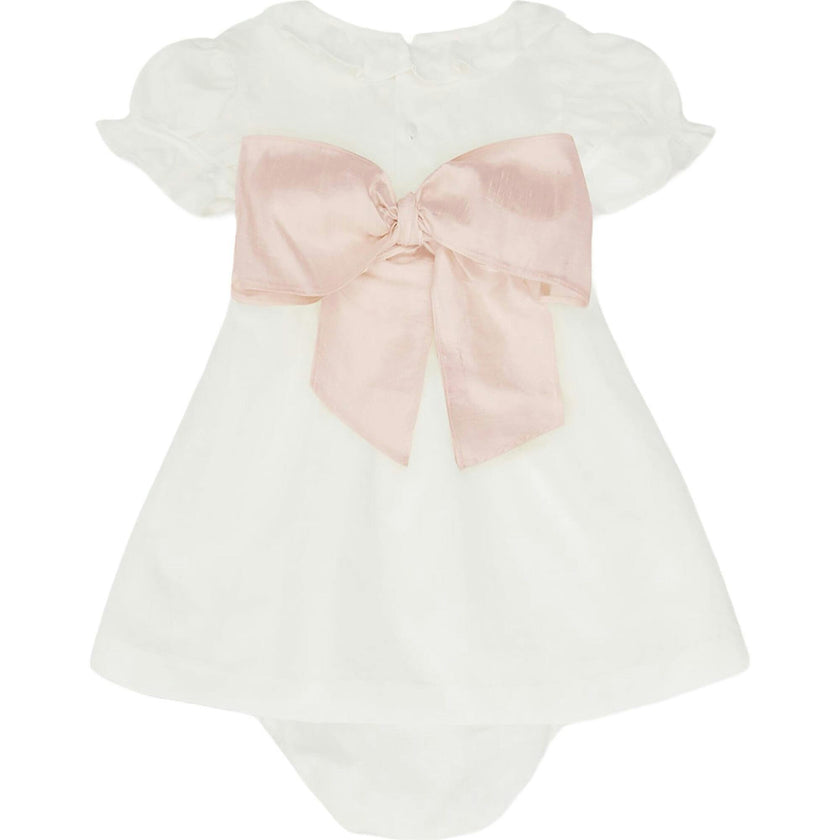 Vega Ceremony Baby Girl Set with Silk Sash