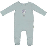 Air Balloon Footie and Beanie Set