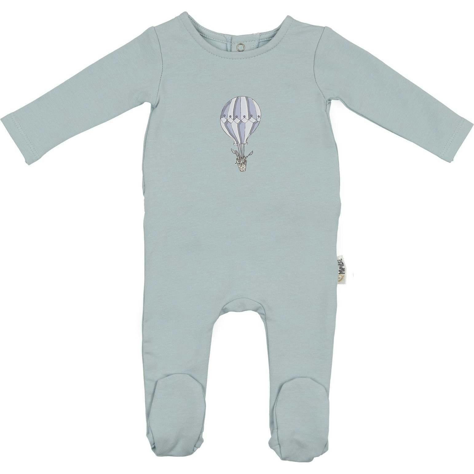 Air Balloon Footie and Beanie Set