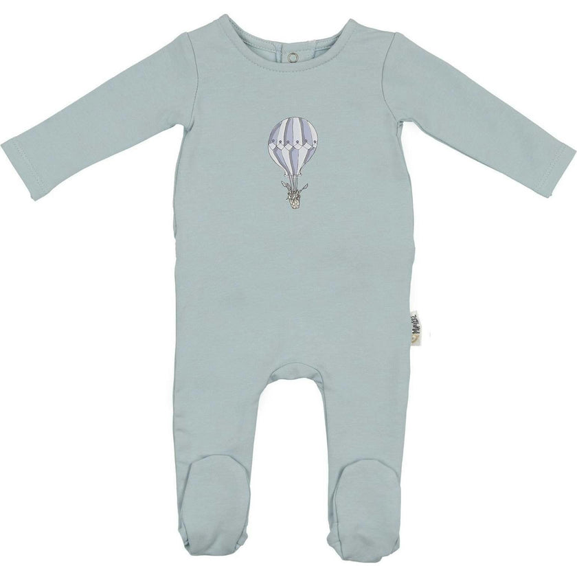 Air Balloon Footie and Beanie Set