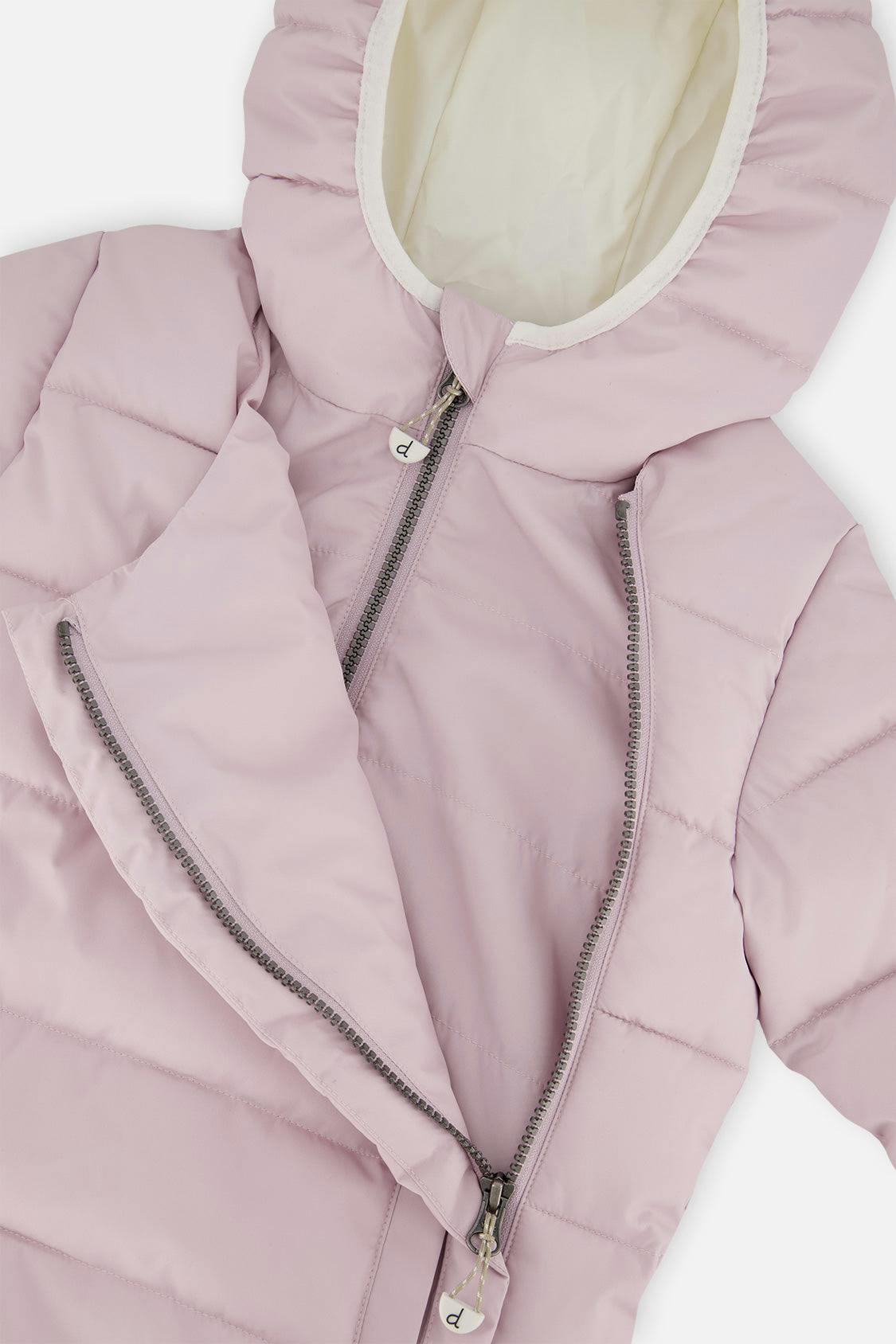 Winter Jacket Adapted For Car Seats Lavender