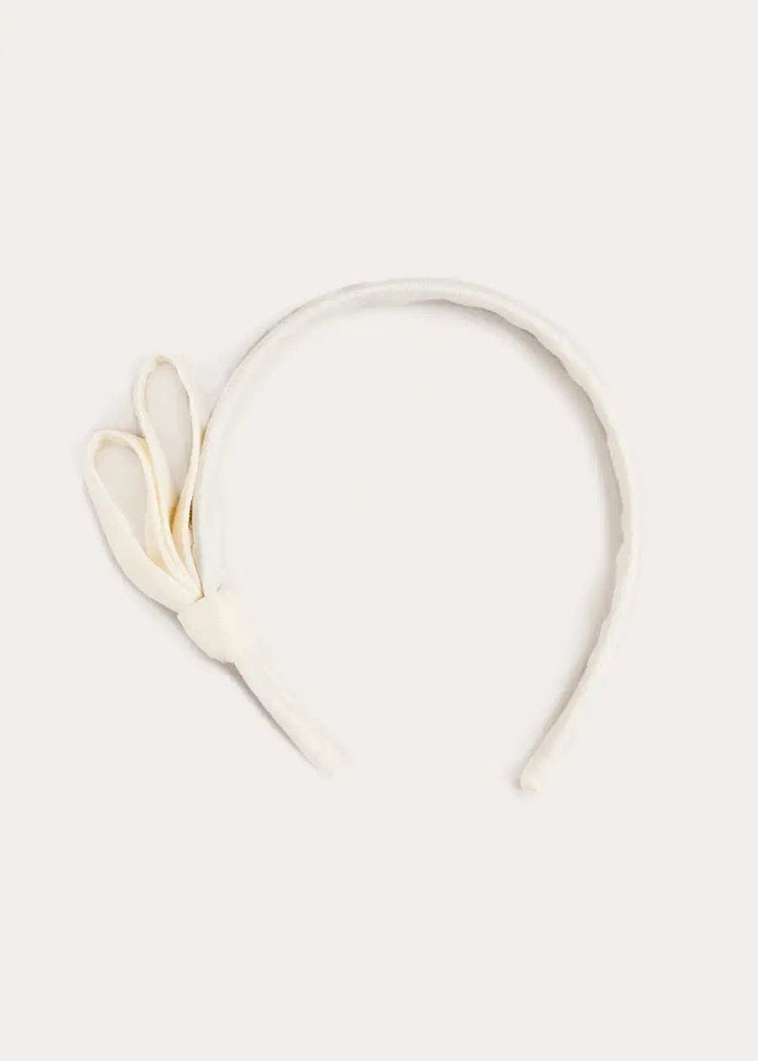 Pleated Flower Girl Hairband