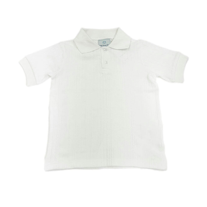 Alex White Short Sleeve Polo Shirt