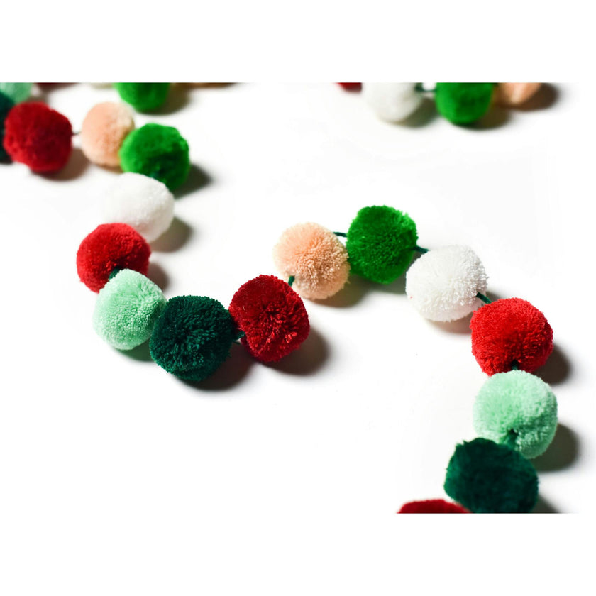 Christmas in the Village Pom Pom Garland