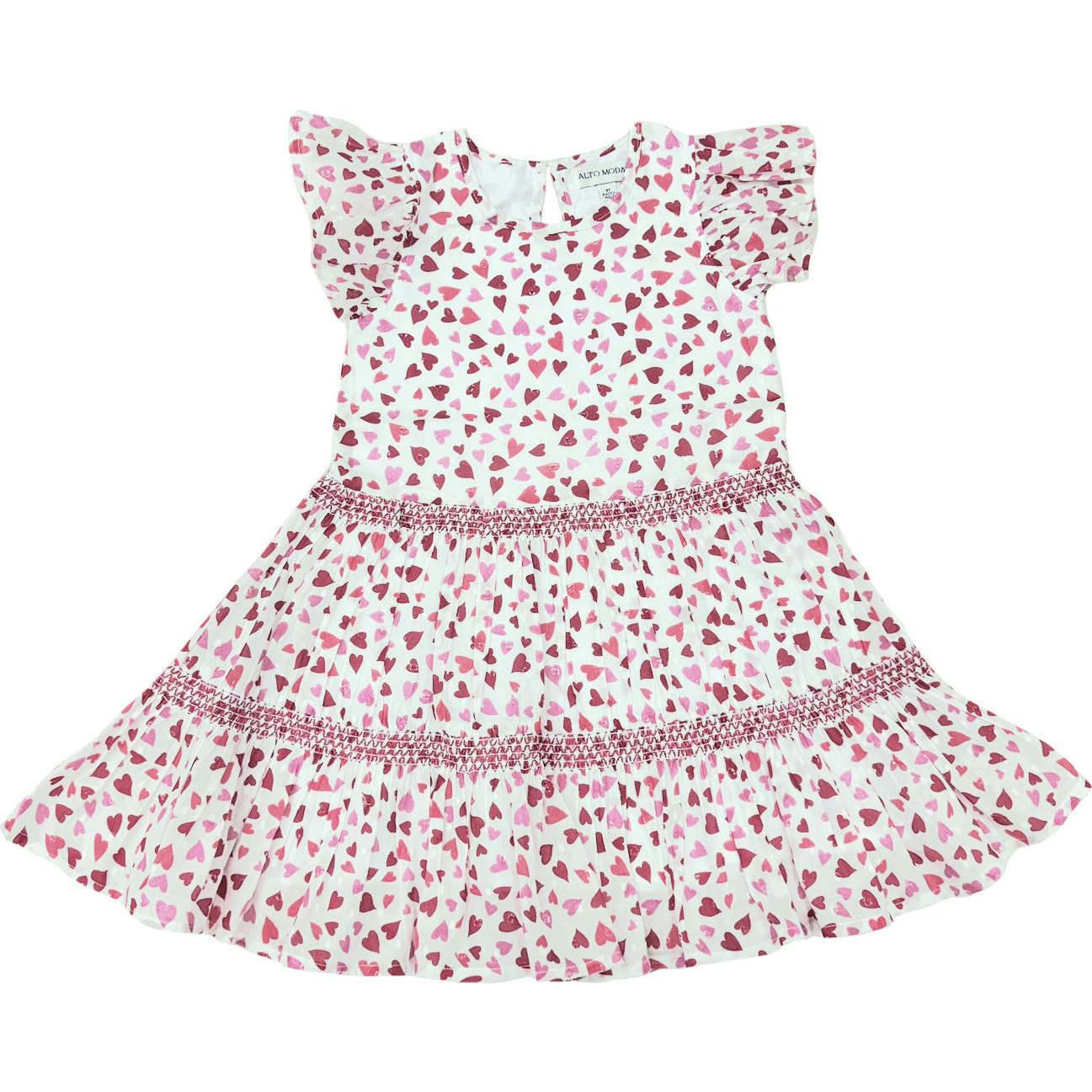 Hearts Print Twirl Dress