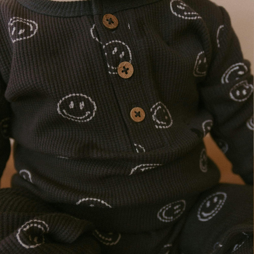 Organic Button Romper