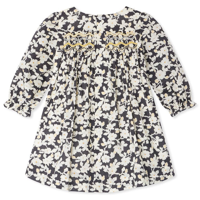 BONPOINT Jailys Fleurs Gold Thread Baby Dress
