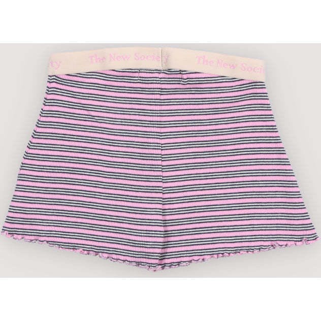 TNS Rib Short Pink Lavander Mini Stripes