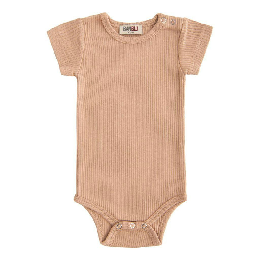 Orange Short Sleeved Modal Bodysuit