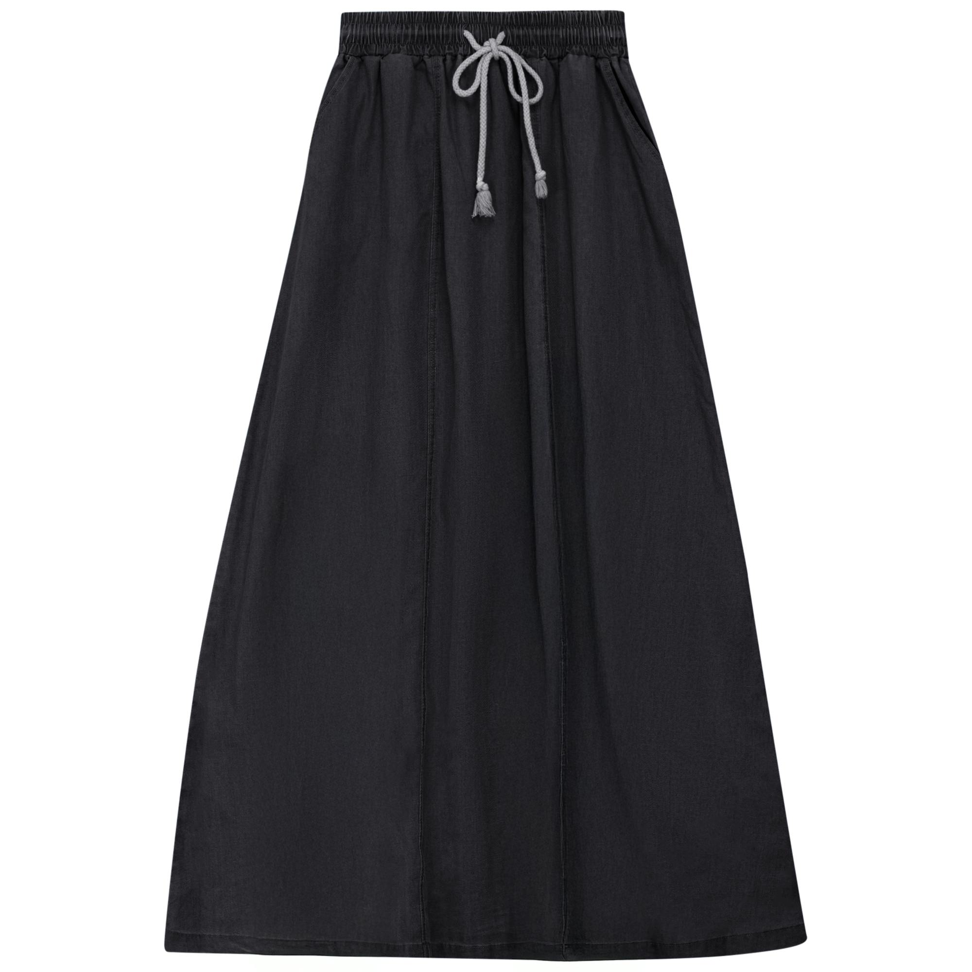 Denim Outstitch Skirt