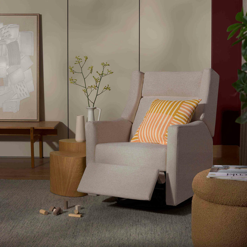 Babyletto Kiwi Plus Power Recliner and Swivel Glider with Power Adjustable Headrest and USB Port