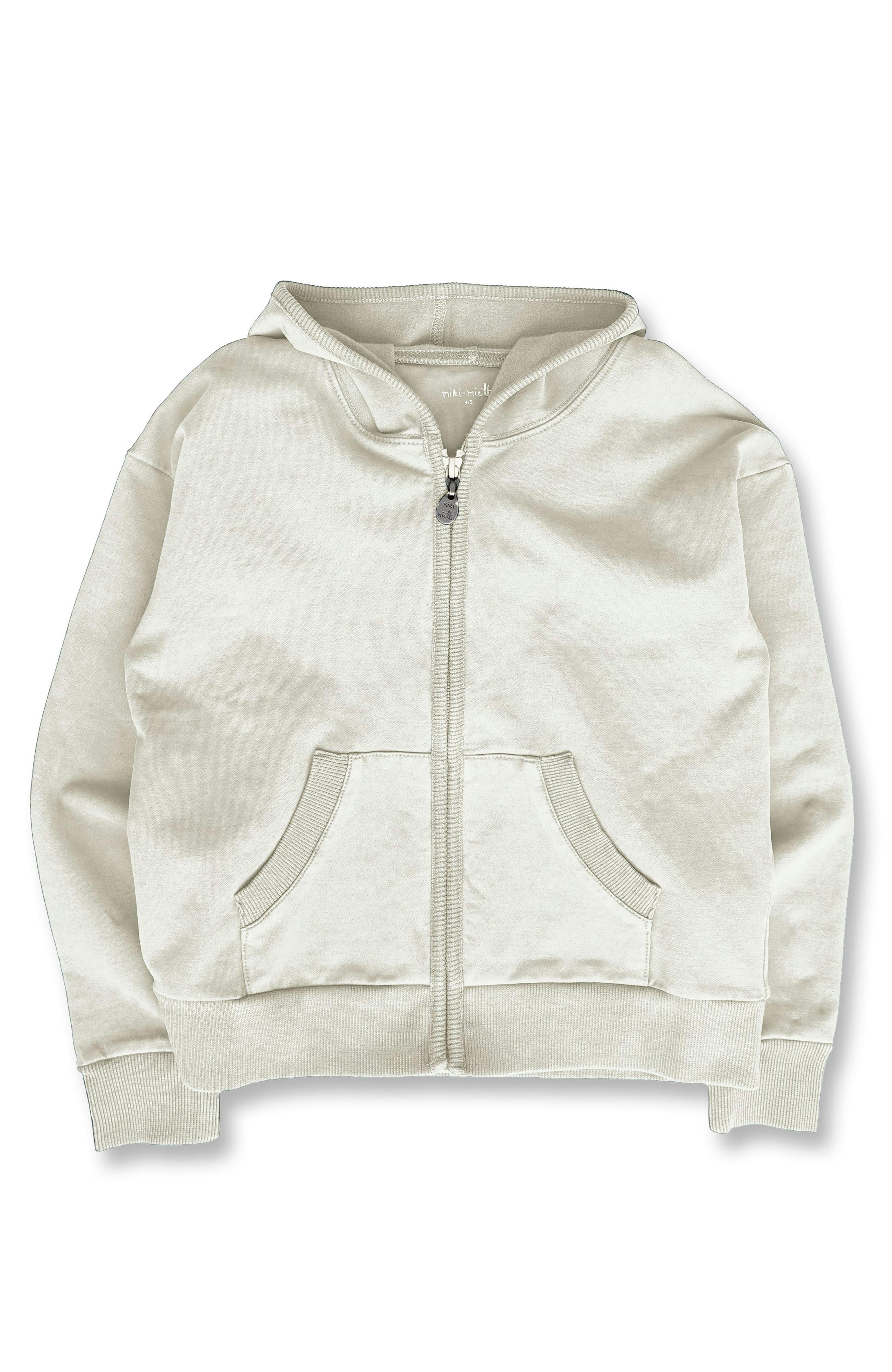Creme Zip Tully Hoodie