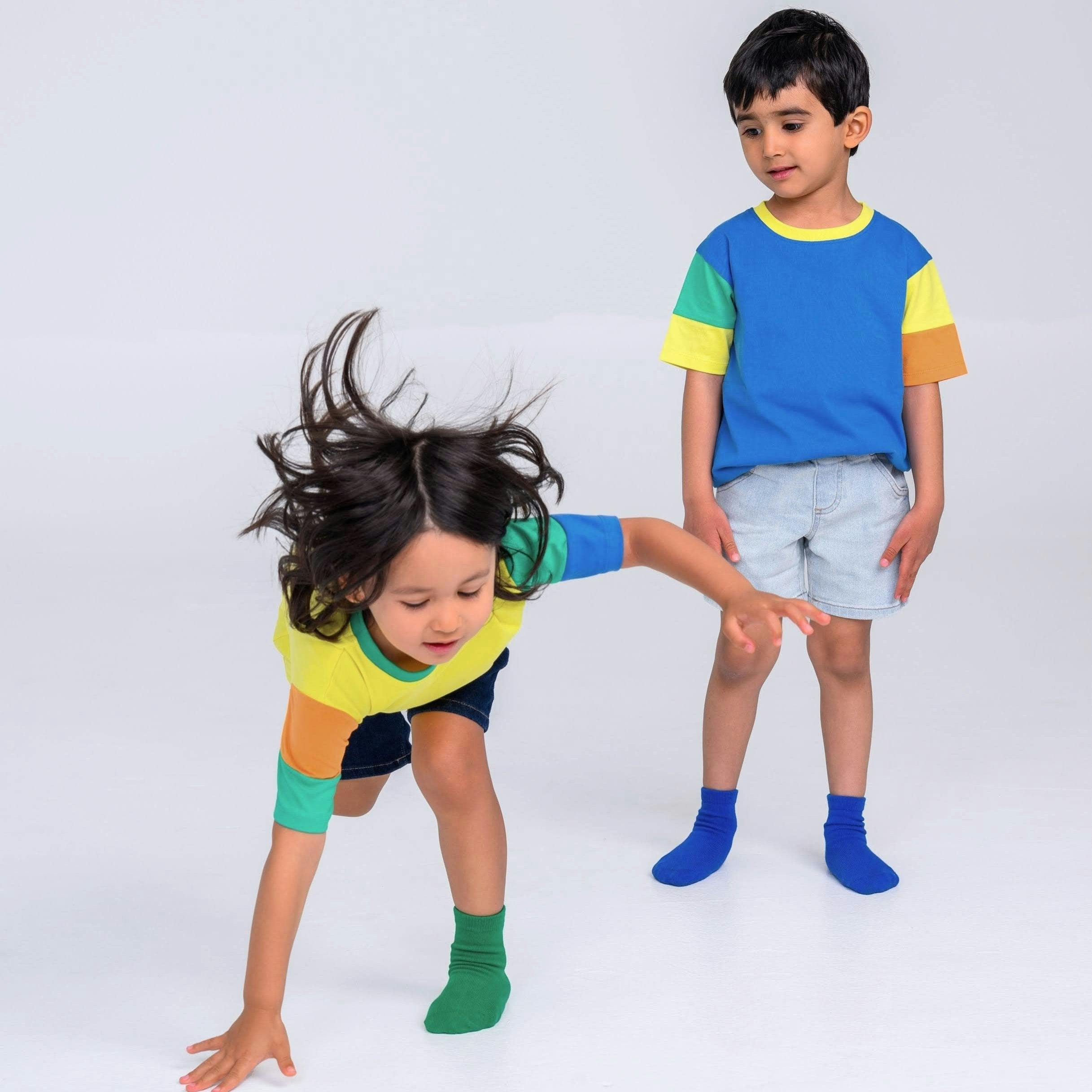 Short Sleeve Colorblock T-Shirt