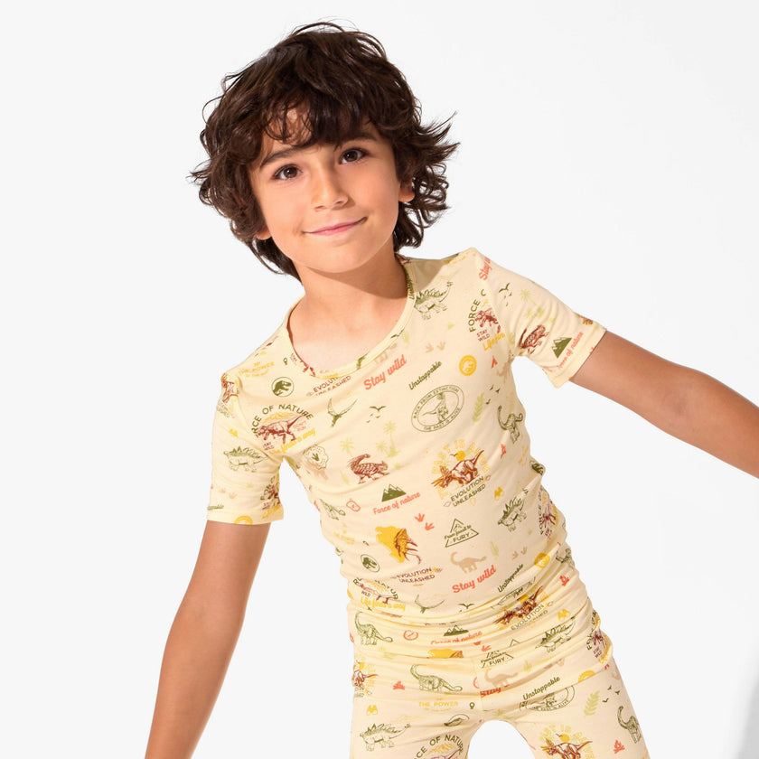 Jurassic Park: Origins Bamboo Kids Pajama Short Set