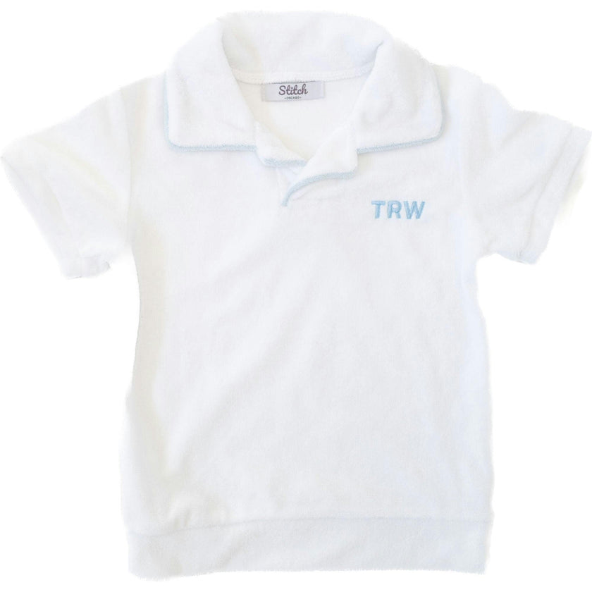 Custom Embroidered Terry Polo Shirt