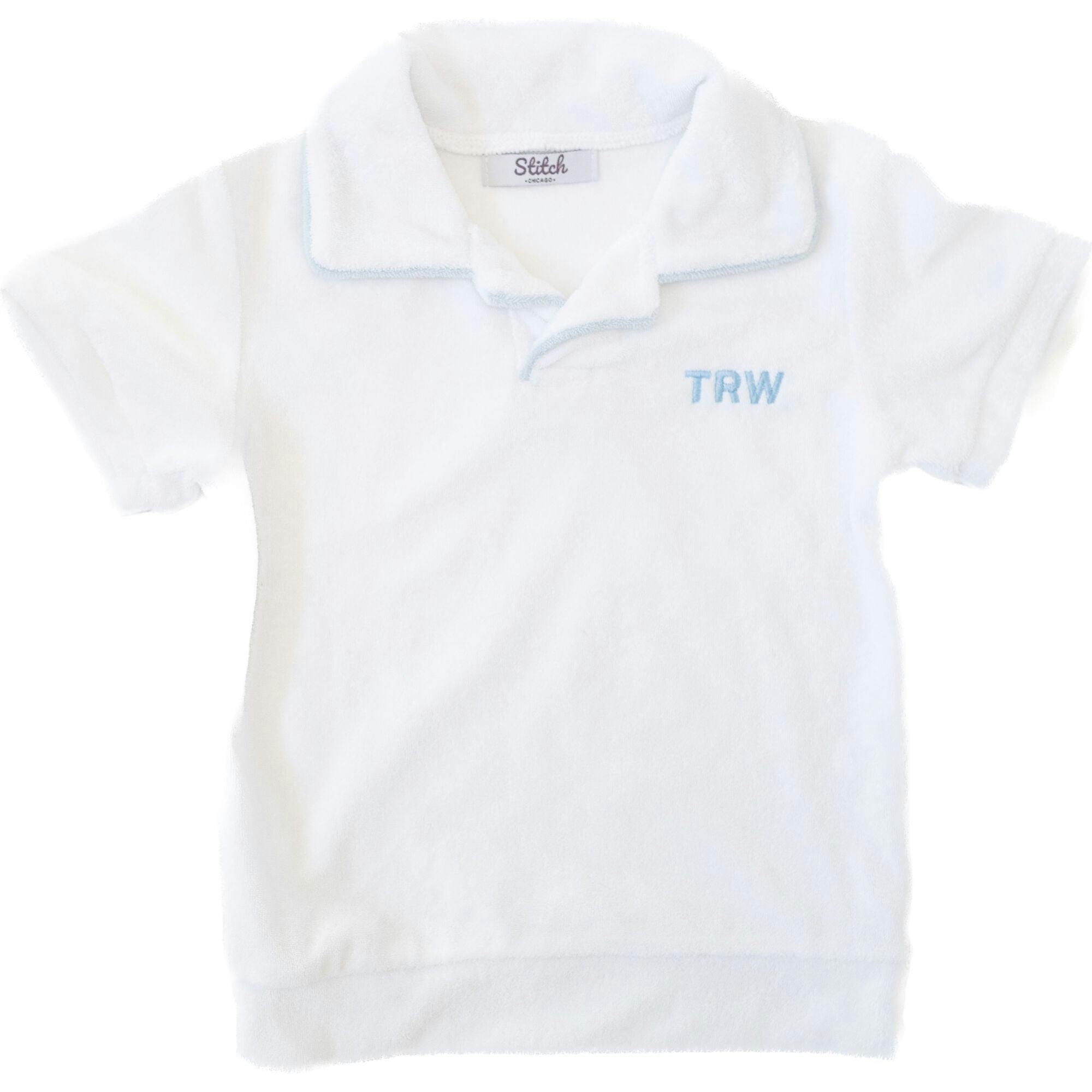 Custom Embroidered Terry Polo Shirt