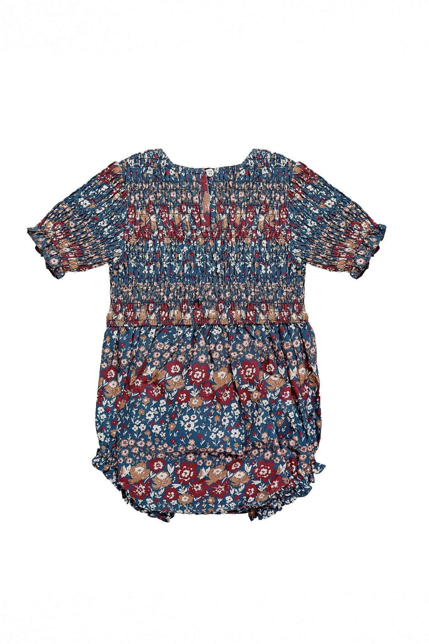 Baby Parker Romper in Dusk Floral Medley