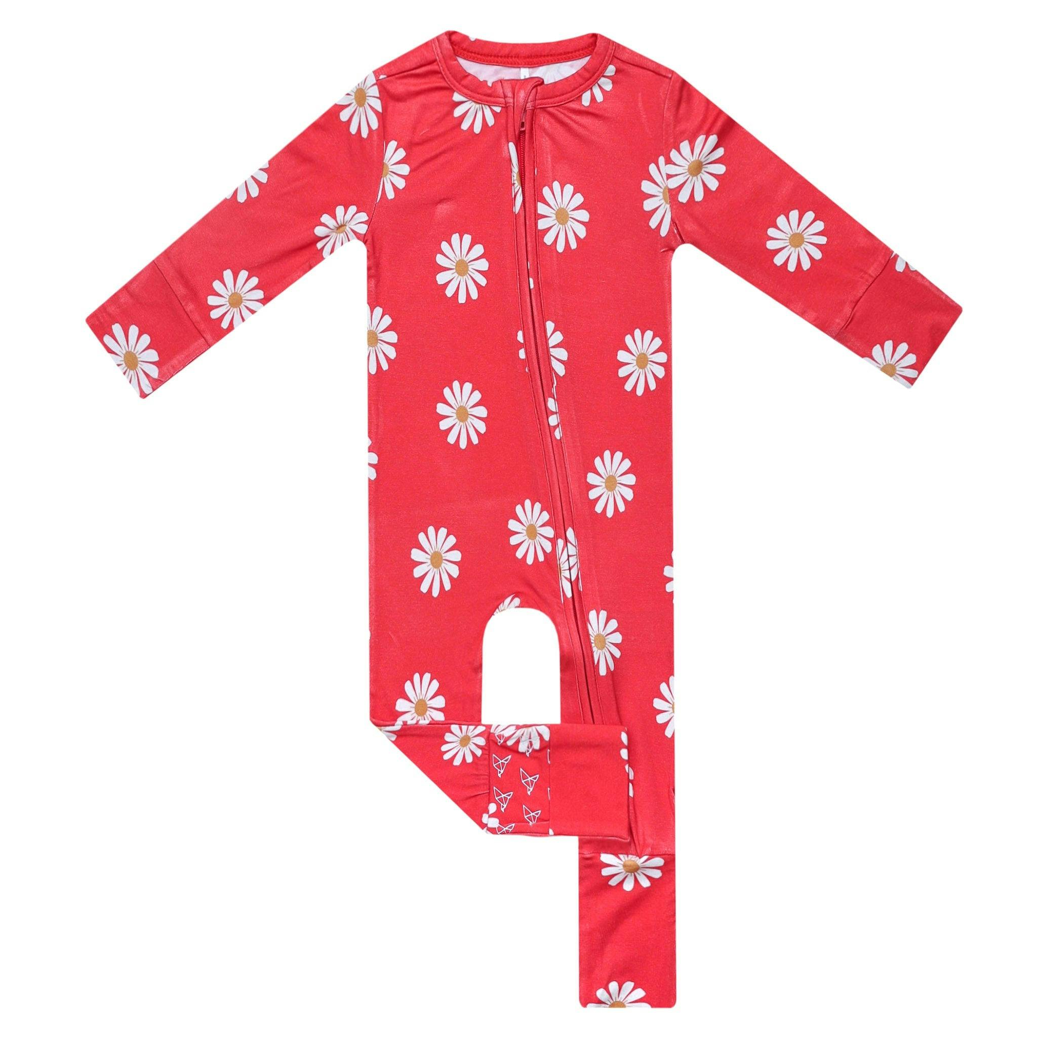Bamboo Convertible Zip-Up Footie Pajama - Jessa