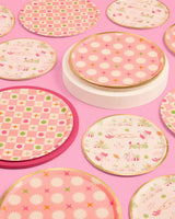 Palm Royale Plates - 32 paper plates, 2 sizes