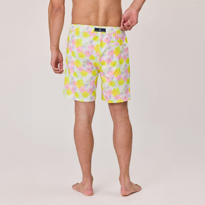 Mens Aloha Vacay Recycled Swim Short