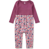 Print Mix Baby Romper, Blue