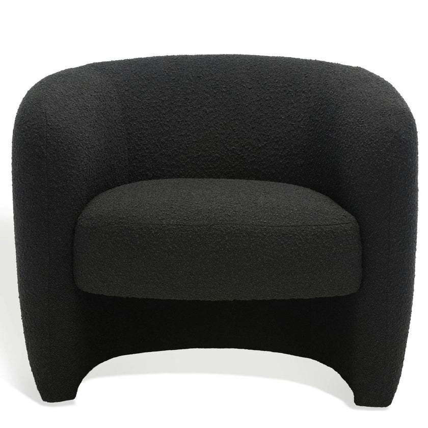 Everly Boucle Barrel Back Accent Chair
