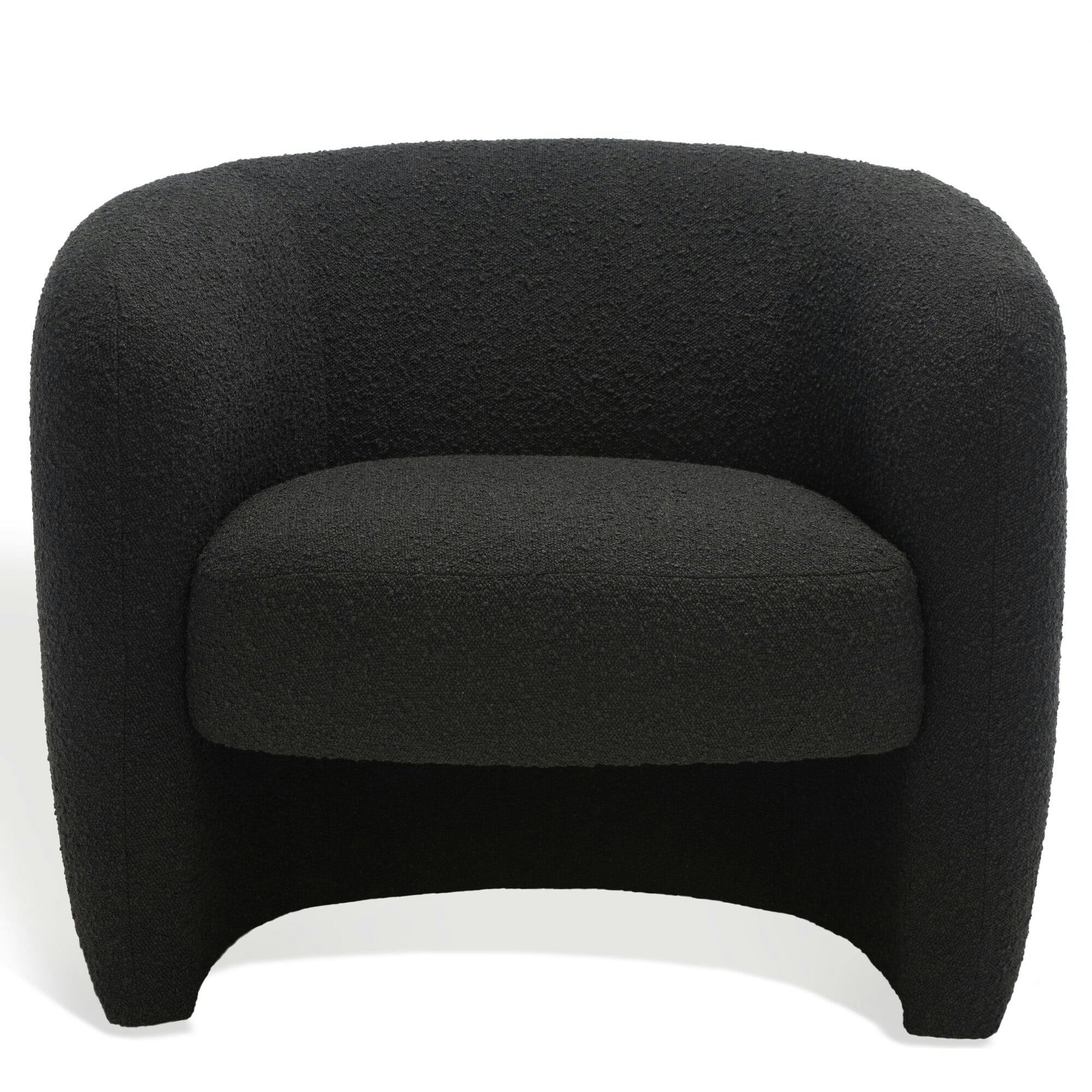 Everly Boucle Barrel Back Accent Chair