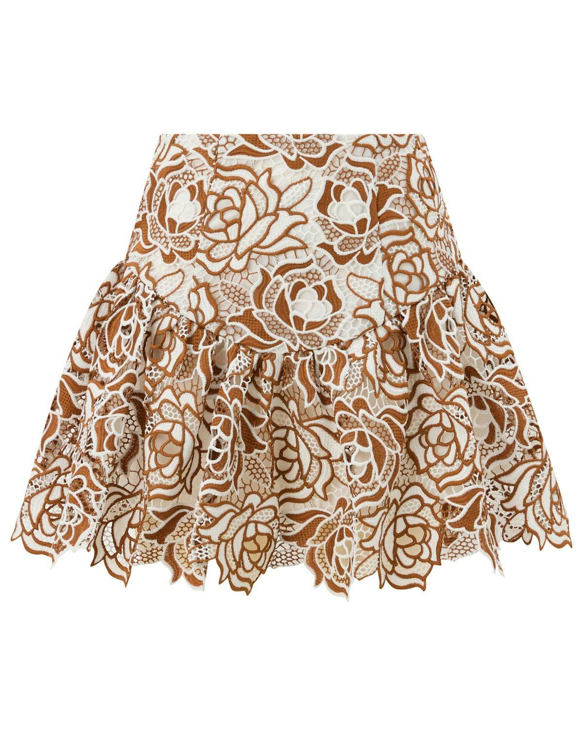 Kimberly Embroidered Mini Skirt