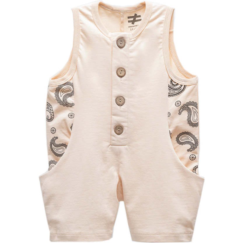 Paisley Trim Bodysuit