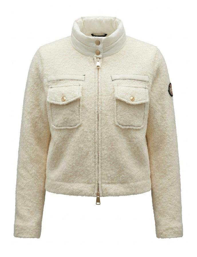 Boucle Knit Quilt Sweater