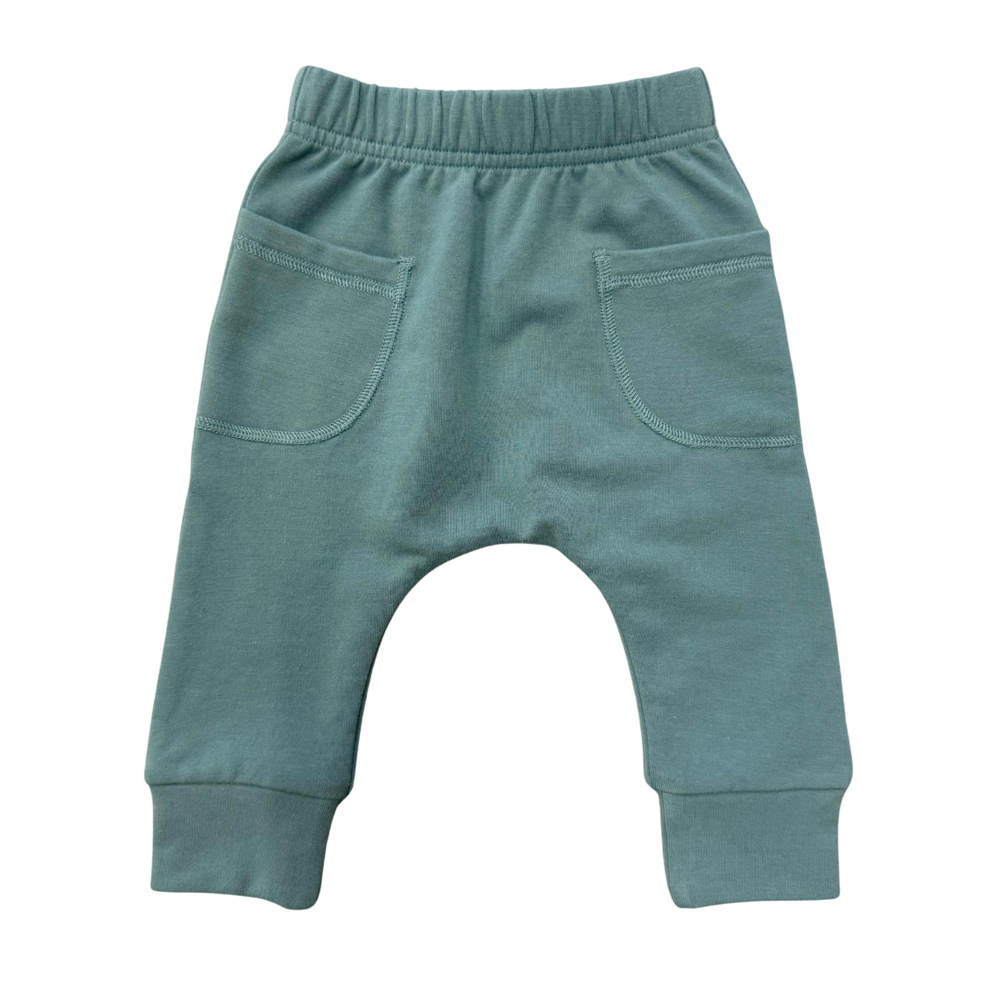 Baby Boy Pocket Pants in Atlantic