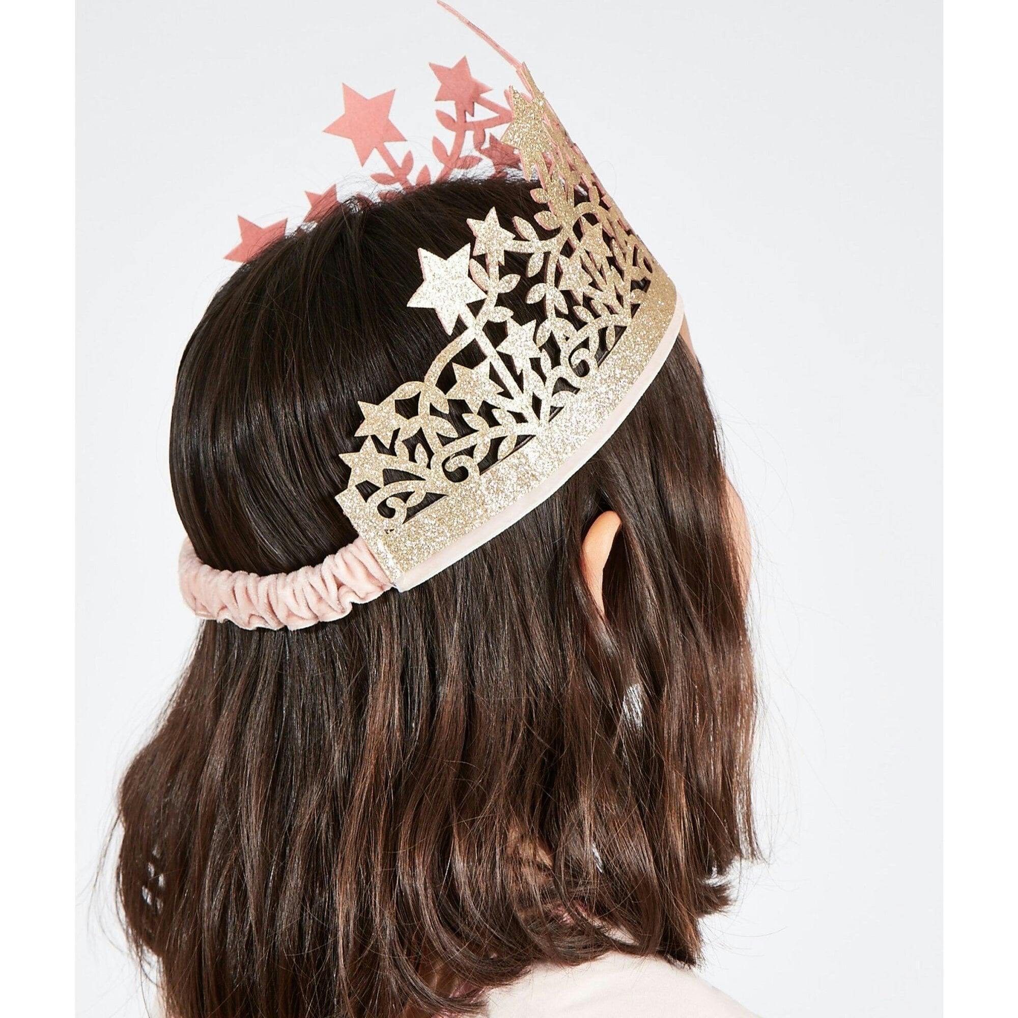 Glitter Fabric Star Crown