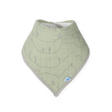 Cotton Muslin + Fleece Bandana Bib 4 Pack - Adobe Checker