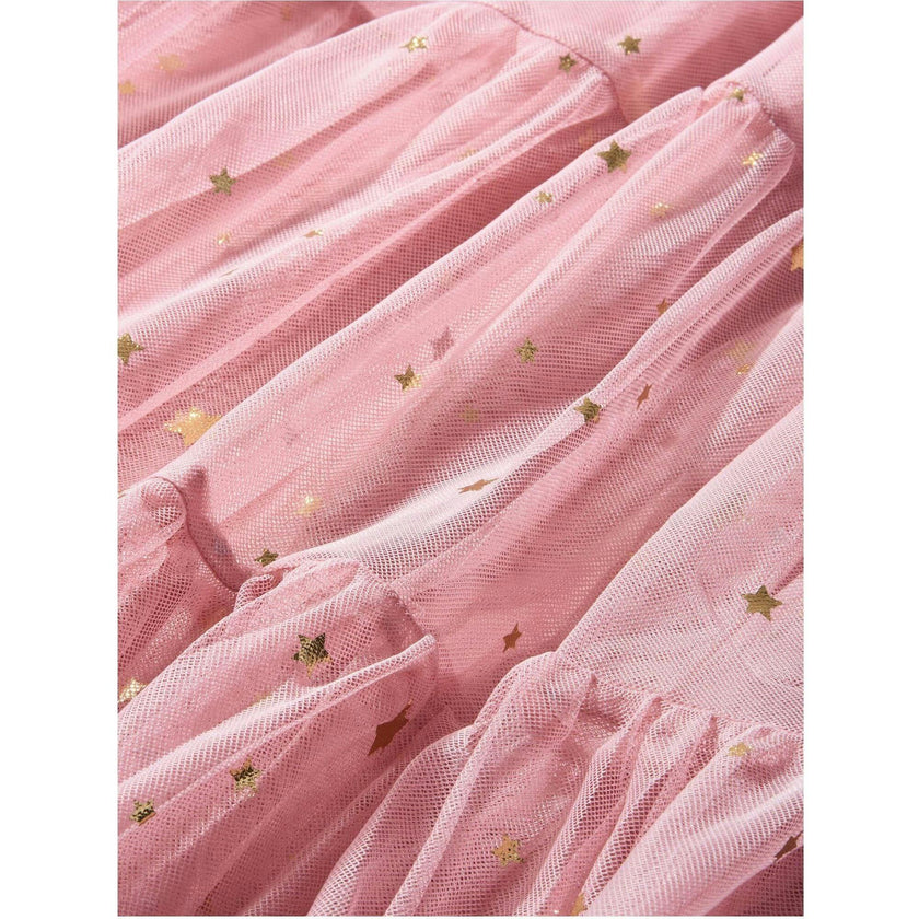 Tiered Tulle Sparkle Dress