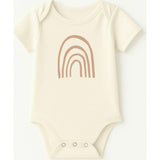Rainbow Clay Organic Cotton Short Sleeve Baby Bodysuit