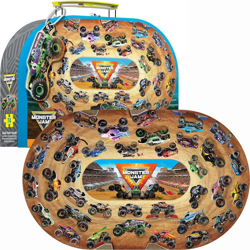 Monster Jam: Giant Floor Puzzle - 74 pc