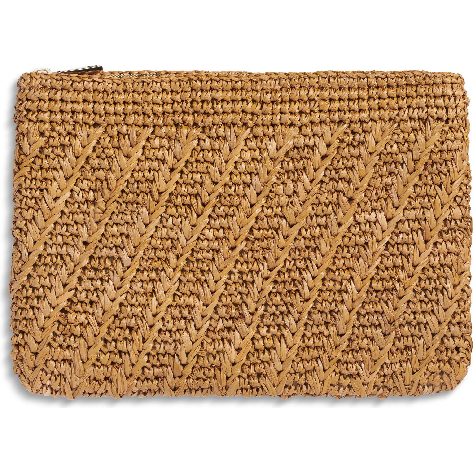 Allegra Raffia Pouch
