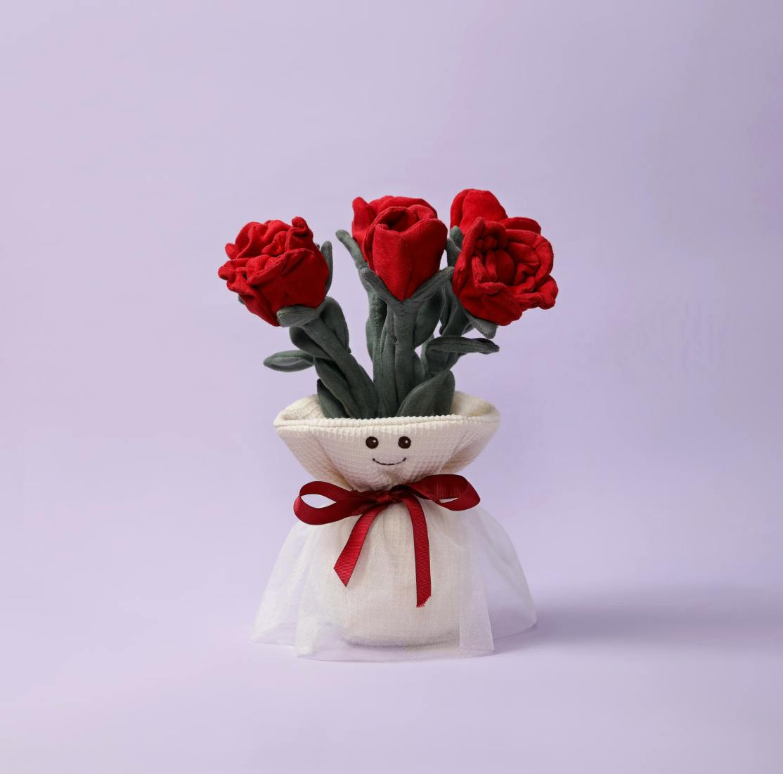 McHugs Romantic Rose Bouquet Weighted Plush 30cm