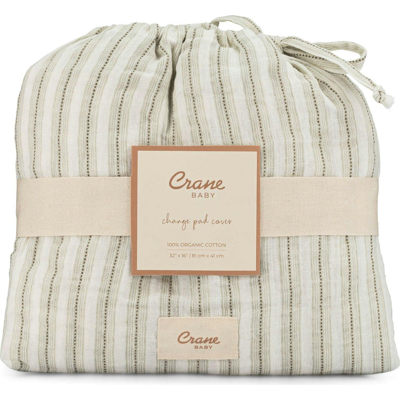 Organic Cotton Stripe Change Pad Cover
