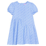 Phillipa Dress - Periwinkle Block Print