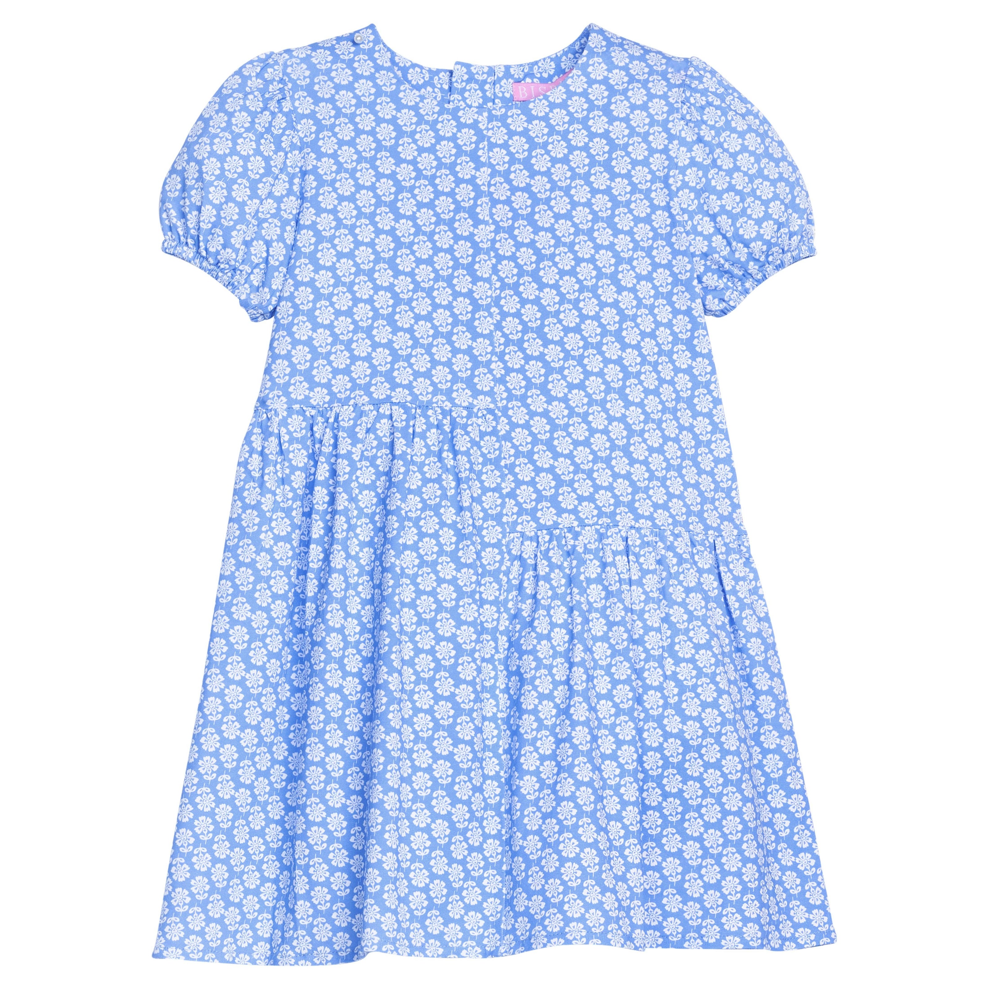 Phillipa Dress - Periwinkle Block Print