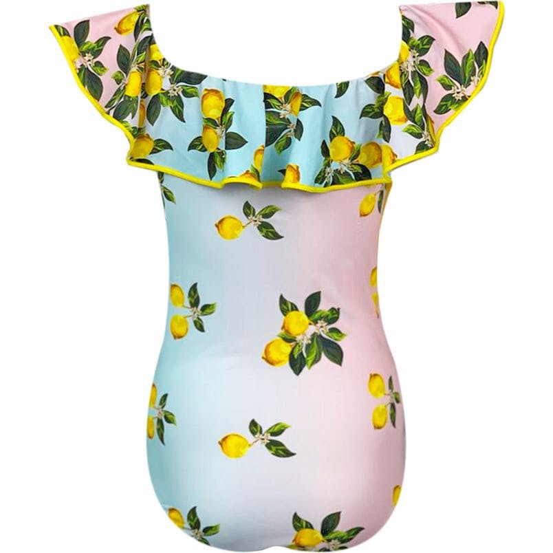 Siera Ruffle Neck One-Piece Swimsuit