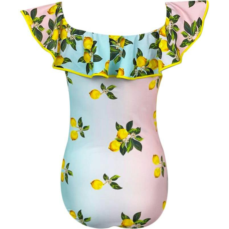 Siera Ruffle Neck One-Piece Swimsuit