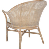 Dustin Rattan Accent Chair with Cushion