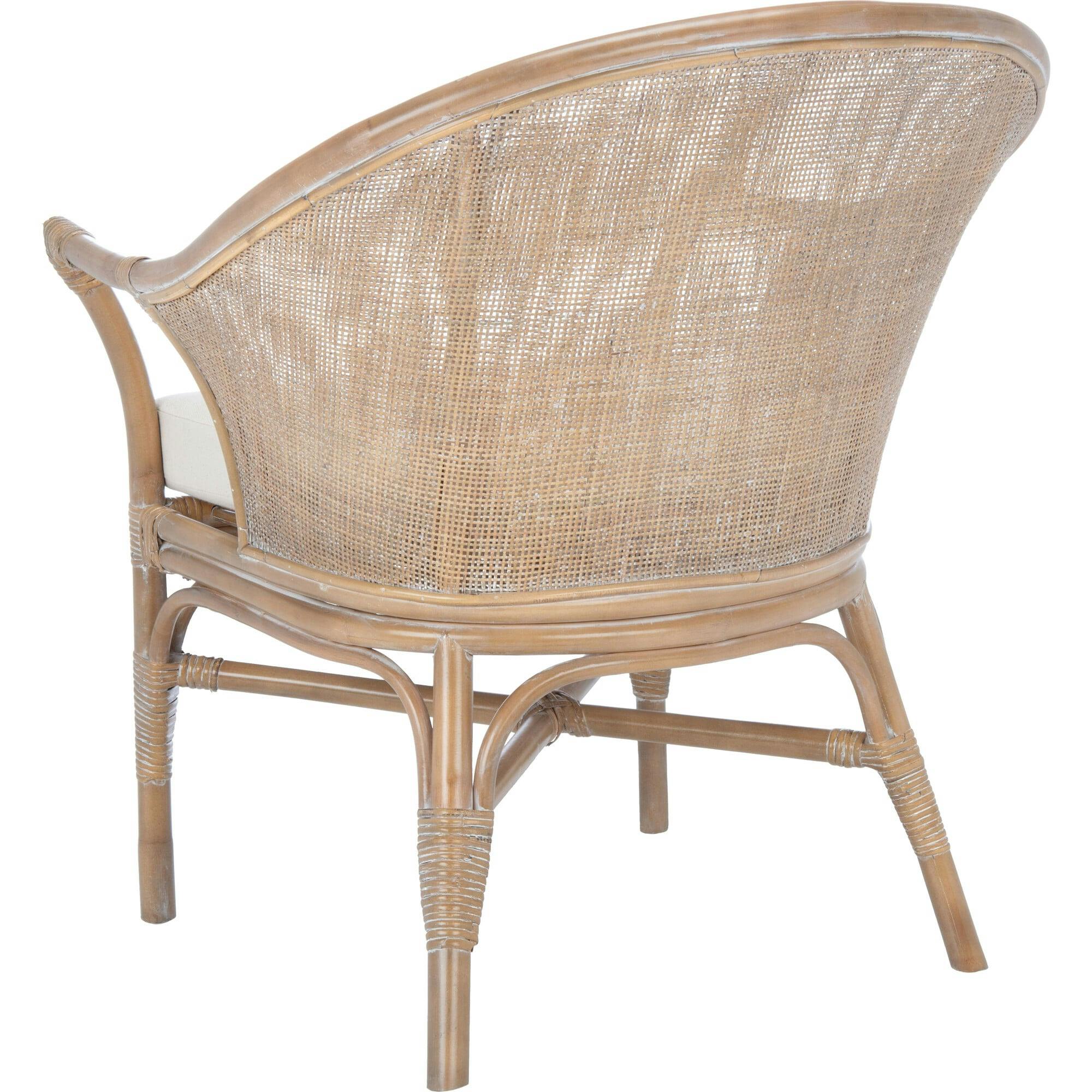 Dustin Rattan Accent Chair with Cushion
