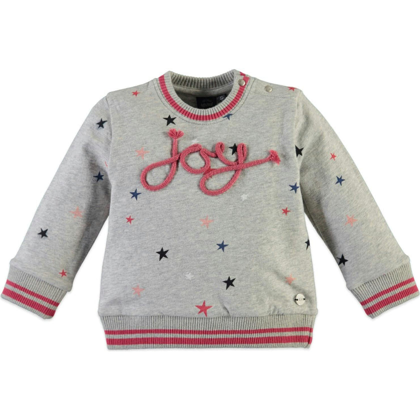 Joy & All-Over Stars Print Crew Neck Sweatshirt