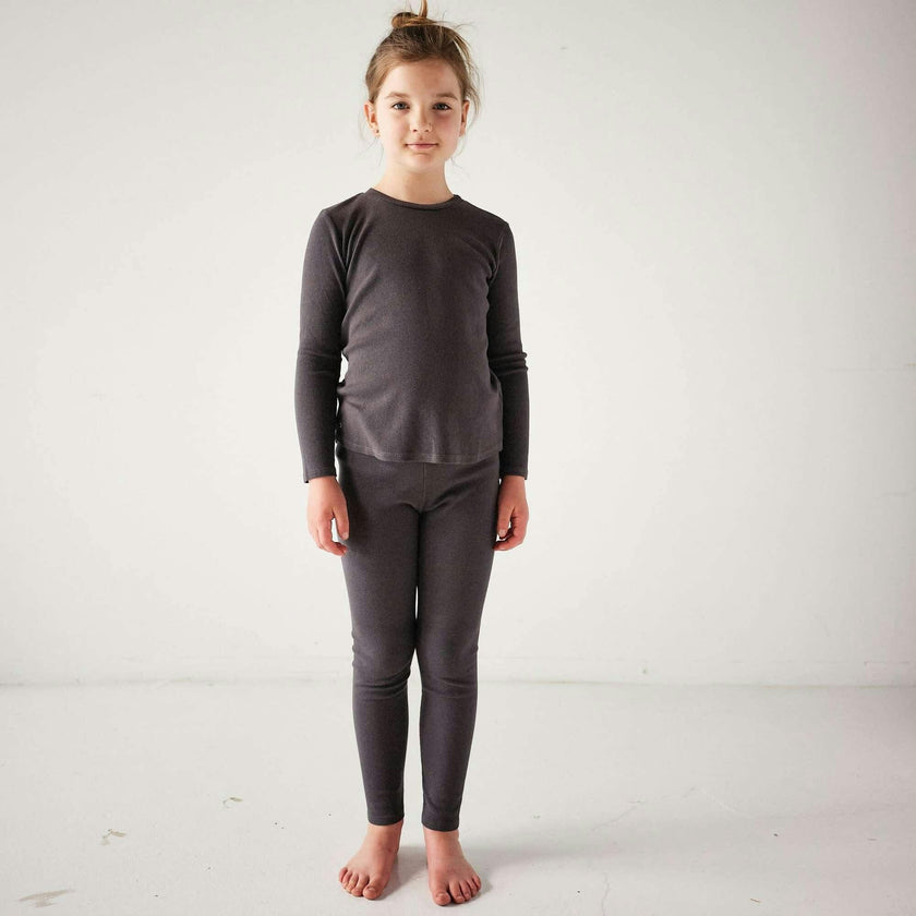 Rib Long Sleeve Top