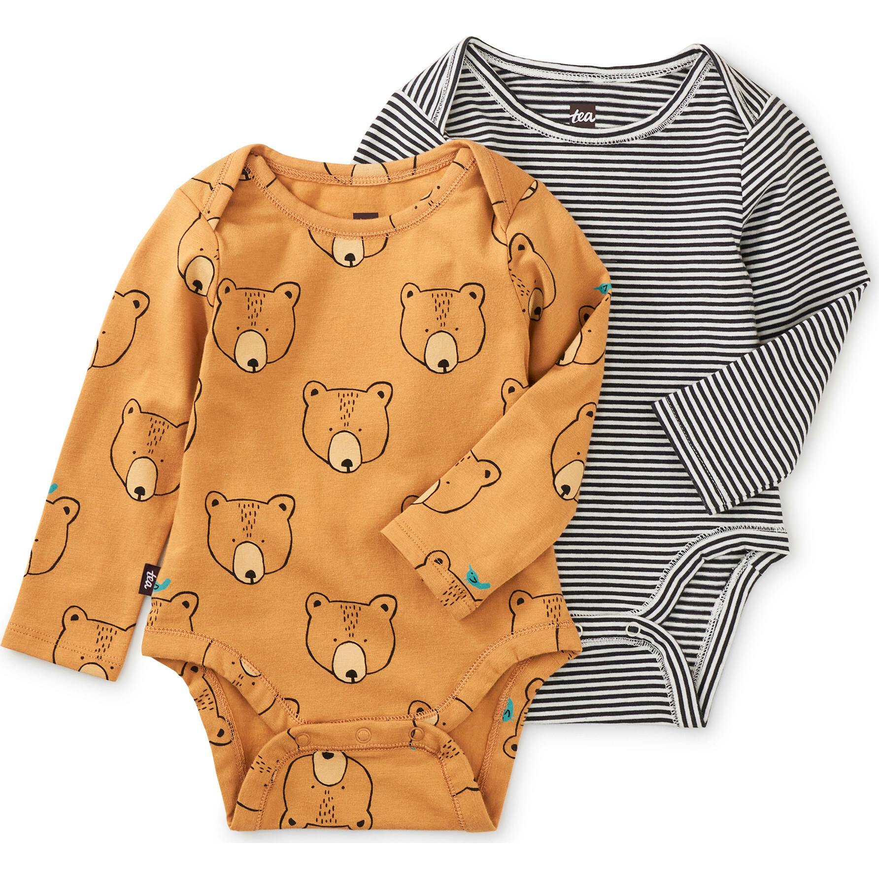 Printed Full Sleeve Bodysuit, Multi