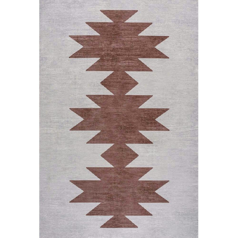 Chayton Minimalist Geometric Machine-washable Area Rug