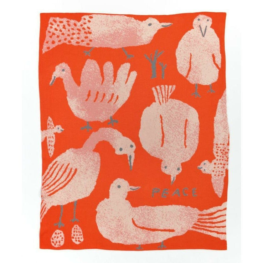 Peace Knit Blanket